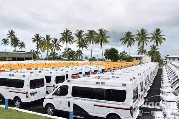 上汽大通200輛V80登陸斐濟(jì)