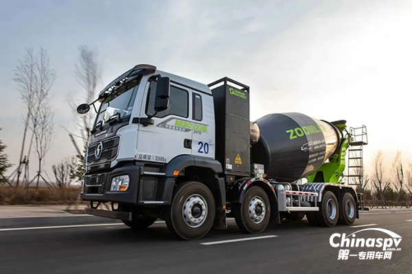 冰城哈爾濱“來電”，陜汽電動攪拌車批量交付