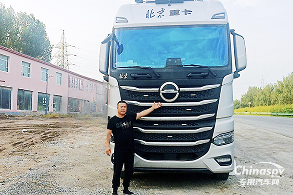 ?；愤\輸人闞明龍：北京重卡安全可靠、油耗低 讓我更從容自信