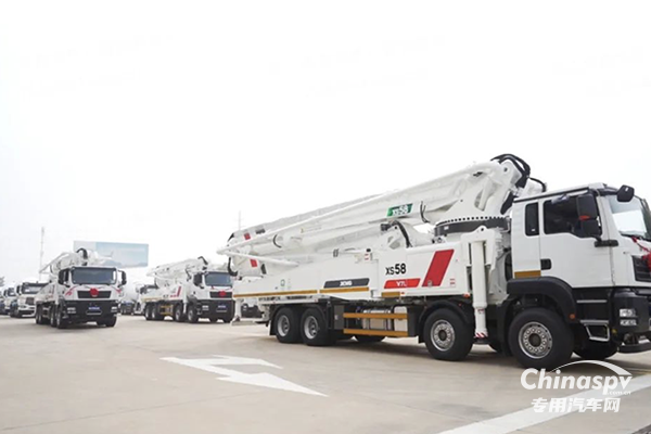 再拓新高度！徐工混凝土機械批量發(fā)車中東