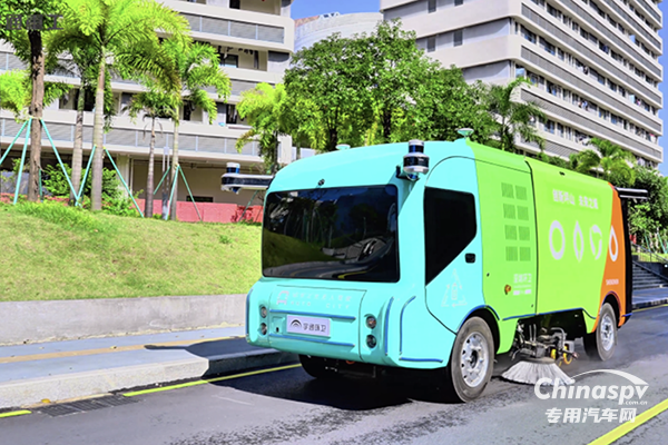 震撼上映！宇通自動駕駛環(huán)衛(wèi)駛入夢想灣區(qū)
