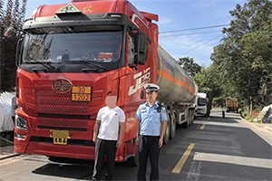 陜西查獲一起?；愤\輸車輛違法行為