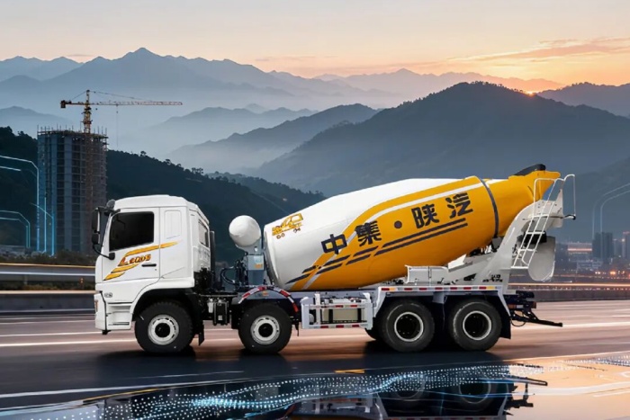 中集·陜汽一體化L5000經典版攪拌車，輕量化標桿，創(chuàng)富新典范