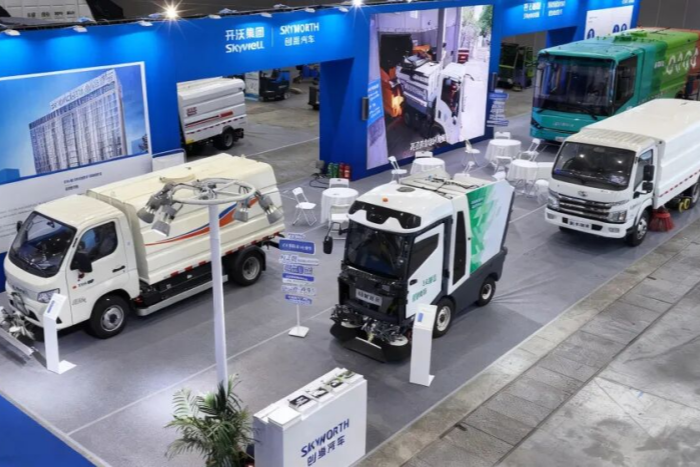 創(chuàng)維汽車驚艷亮相武漢環(huán)衛(wèi)博覽會(huì)，以“新凈界”領(lǐng)航新能源環(huán)衛(wèi)新時(shí)代