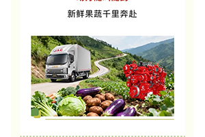 果蔬運輸一路領“鮮”！江淮帥鈴S7安徽康明斯B2.5讓新鮮極速達