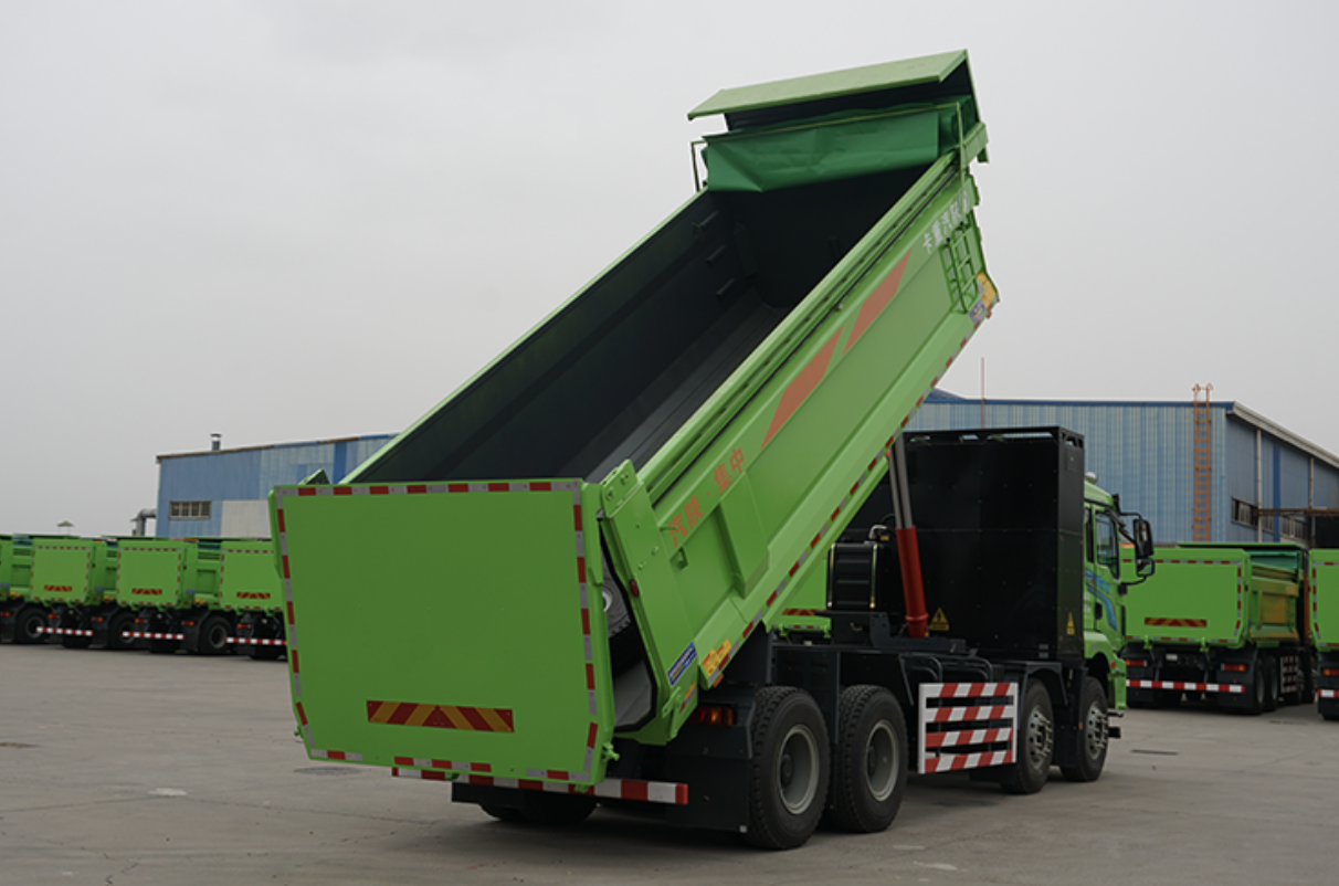 中集·陜汽一體化：M3000E新能源渣土車，定義綠色新標(biāo)桿！