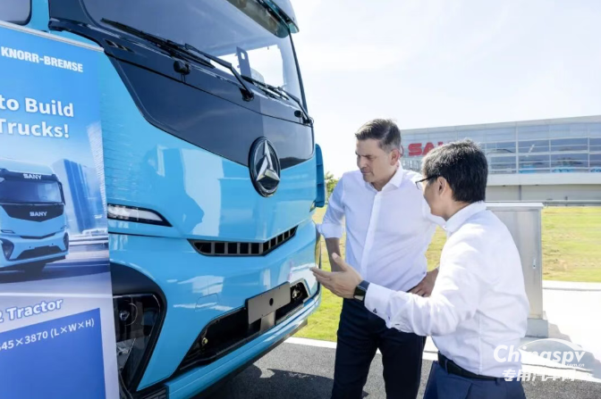 克諾爾集團首席執(zhí)行官馬思拓訪問三一，共探全球新能源商用車合作新未來