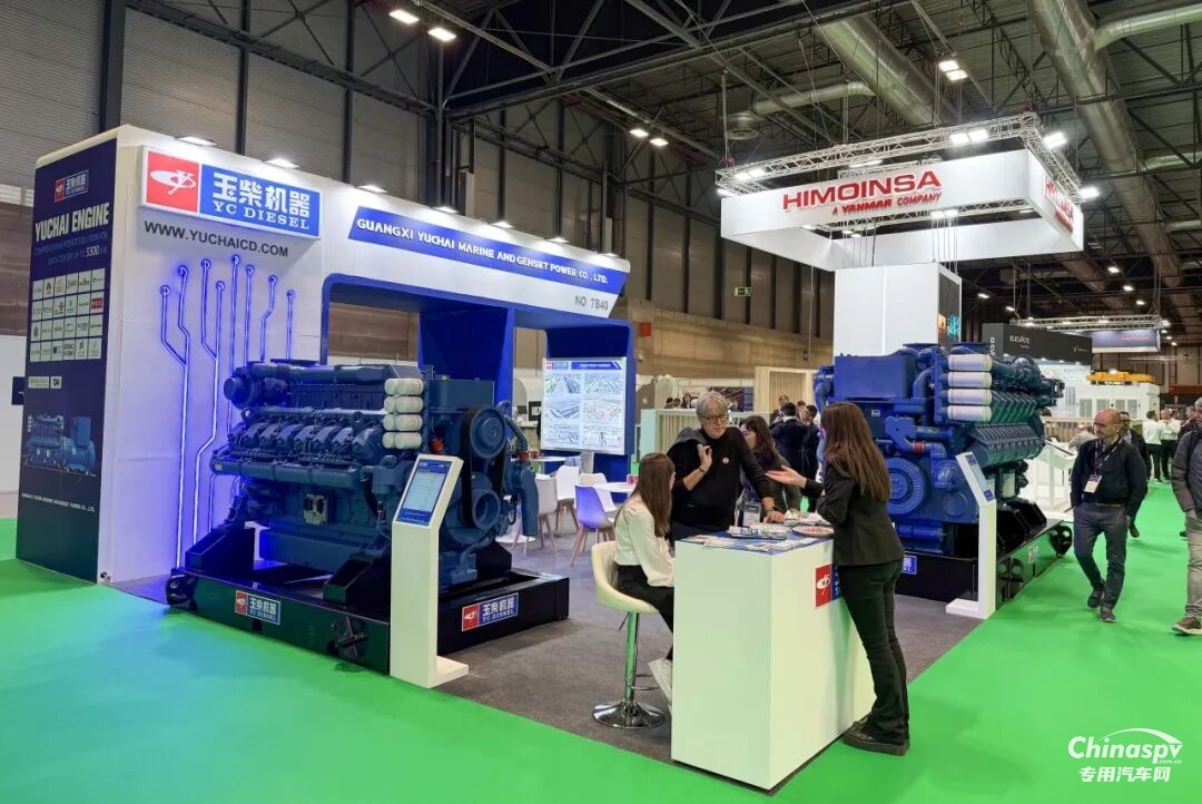 玉柴高端發(fā)電動力亮相2025馬德里國際數(shù)據(jù)中心展
