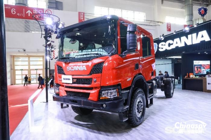 斯堪尼亞消防車底盤亮相第二十屆中國國際消防設(shè)備技術(shù)交流展覽會