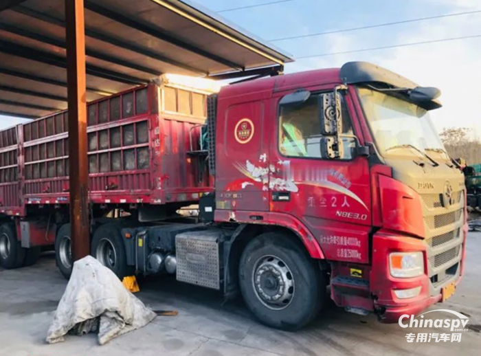 綜合對比故障率最低！大運N8E子母車征服能源運輸企業(yè)